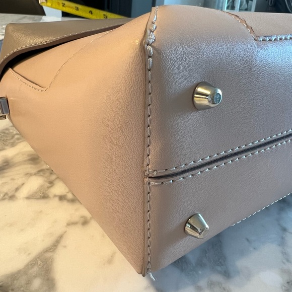 Mattioli pink beige taupe crossbody purse bag - Picture 12 of 16